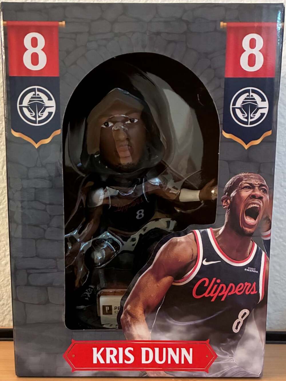 Los Angeles Clippers Kris Dunn Bobblehead 2025-26 Season SGA